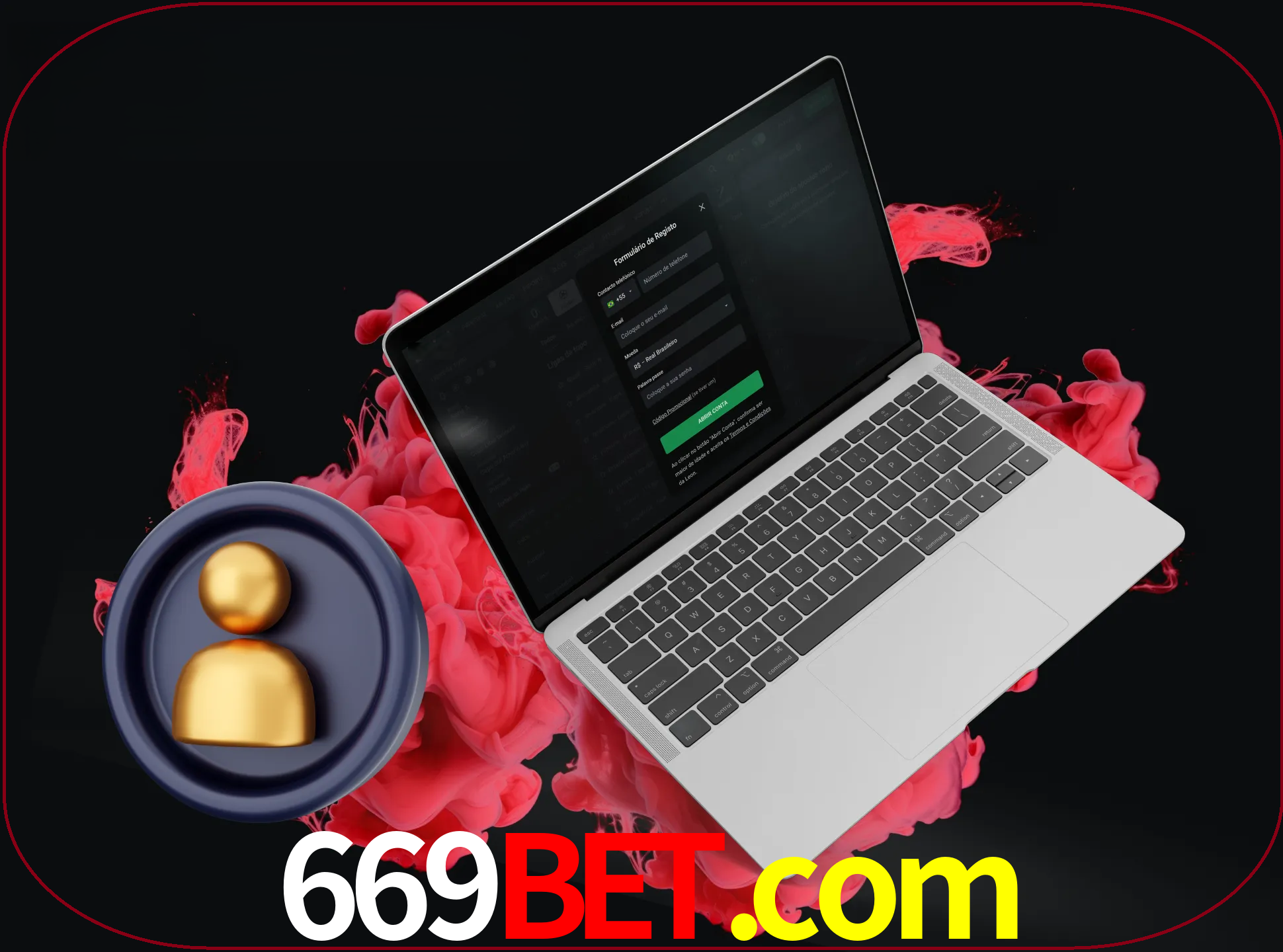 No cabeçalho do site 669bet, clique no botão que o levará a um formulário especial onde terá de introduzir as suas informações actuais.